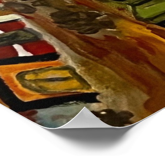 Mexicaanse Witte Kerk Traditions Poster (Hoek)