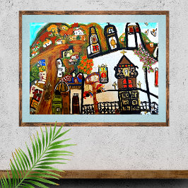 Mexicaanse Witte Kerk Traditions Poster