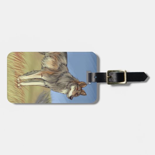 Mexicaanse Wolf Bagagelabel (Voorkant horizontaal)