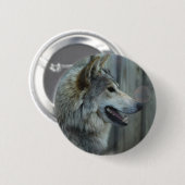 Mexicaanse Wolf Button (Voorkant /achterkant)