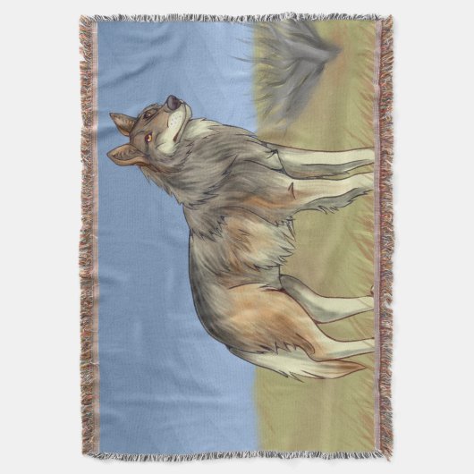 Mexicaanse Wolf Deken (Voorkant Verticaal)