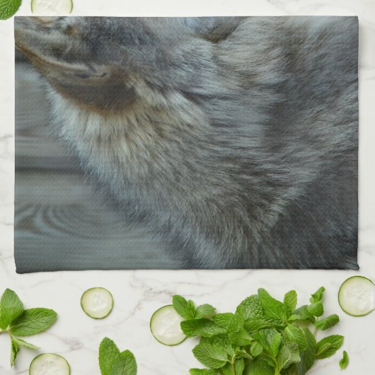 Mexicaanse Wolf Kitchen Towel Theedoek (Gevouwen)