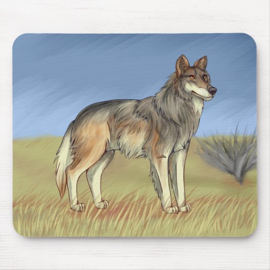 Mexicaanse Wolf Muismat (Voorkant)