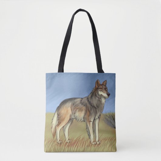 Mexicaanse Wolf Tote Bag (Voorkant)