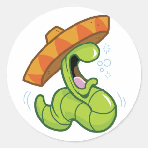 Mexicaanse Worm Stickers