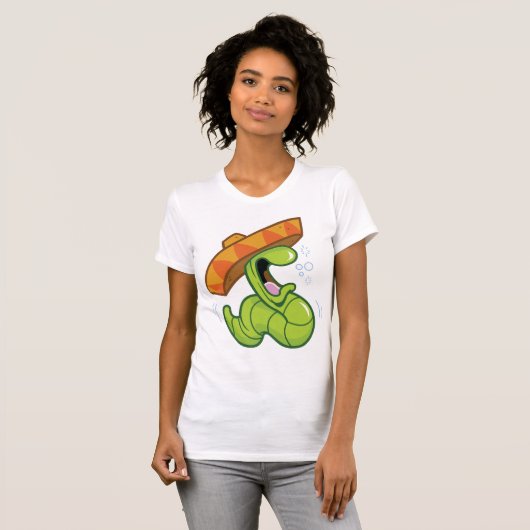 Mexicaanse worm Womens T-Shirt (Voorkant volledig)