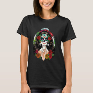 Mexicaanse Zielen Dag Van Doden Dia De Los Muertos T-shirt