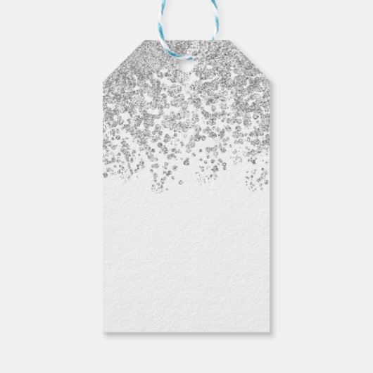 Mexicaanse zilver Charro Baptism Twins Gift Labels Cadeaulabel (Achterkant)