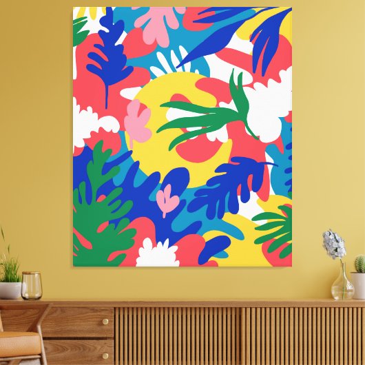 Mexicaanse zomer canvas afdruk (Insitu (Woonkamer))