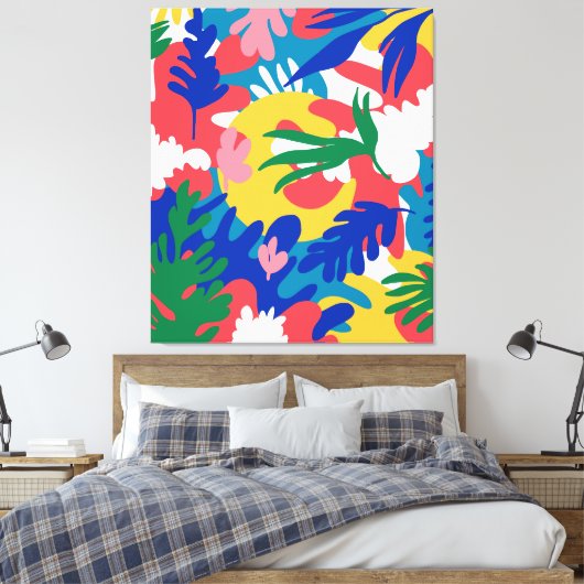 Mexicaanse zomer canvas afdruk (Insitu (Slaapkamer))