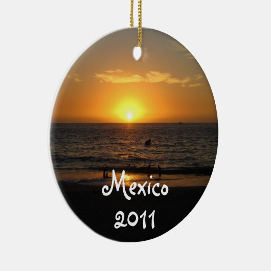 Mexicaanse zonnebank; Mexico Souvenir Keramisch Ornament (Rechts)