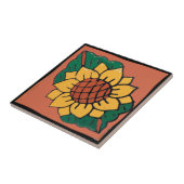 Mexicaanse zonnebloem Tile Tegeltje (Zijkant)