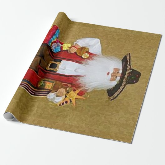 Mexicaanse Zuidwestelijke Zuidwestelijke Sinterkla Cadeaupapier (Uitgerold)