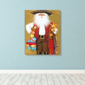 Mexicaanse Zuidwestelijke Zuidwestelijke Sinterkla Canvas Afdruk (Insitu (Houten vloer))