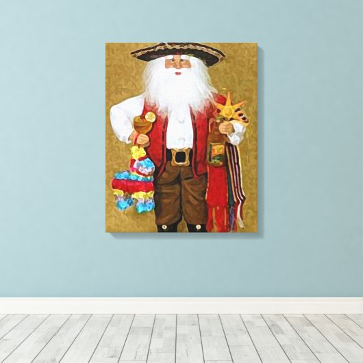 Mexicaanse Zuidwestelijke Zuidwestelijke Sinterkla Canvas Afdruk (Insitu (Houten vloer))