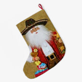 Mexicaanse Zuidwestelijke Zuidwestelijke Sinterkla Grote Kerstsok (Achterkant (Hangend))