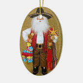 Mexicaanse Zuidwestelijke Zuidwestelijke Sinterkla Keramisch Ornament (Links)