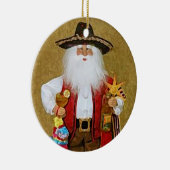 Mexicaanse Zuidwestelijke Zuidwestelijke Sinterkla Keramisch Ornament (Rechts)