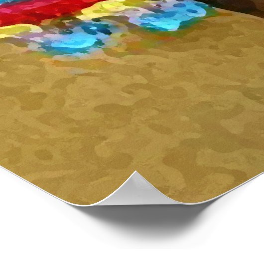 Mexicaanse Zuidwestelijke Zuidwestelijke Sinterkla Poster (Hoek)