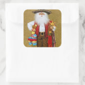 Mexicaanse Zuidwestelijke Zuidwestelijke Sinterkla Vierkante Sticker (Tas)