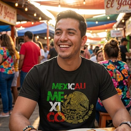 Mexicali Mexico trots T-shirt met adelaar embleem