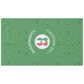 Mexican Angel Christmas Flag Personalized Text Tafelkleed (Voorkant (Horizontaal))