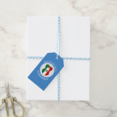 Mexican Angel Hanukkah Flag Personalized Cadeaulabel (Met Touw)