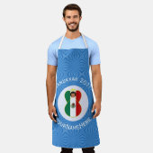 Mexican Angel Hanukkah Flag Personalized Large Schort (Gedragen)