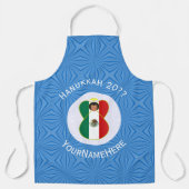 Mexican Angel Hanukkah Flag Personalized Large Schort (Voorkant)