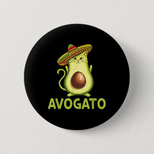 Mexican Avogatos Cinco de Mayo Fiesta Party Mannen Ronde Button 5,7 Cm