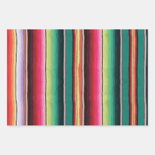 Mexican Aztec Boho Geometric Inpakpapier Vel (Voorkant 3)