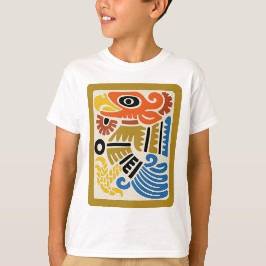 Mexican Aztec Eagle T-shirt (Voorkant)