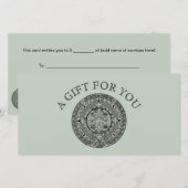 Mexican Aztec Sun Stone Mayan Calendar 1 (Voorkant / Achterkant)