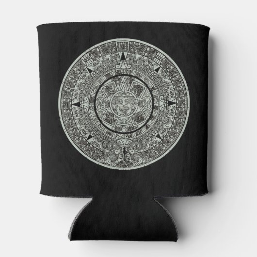 Mexican Aztec Sun Stone Mayan Calendar 1 Blikjeskoeler (Achterkant)