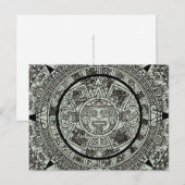 Mexican Aztec Sun Stone Mayan Calendar 1 Briefkaart (Voorkant / Achterkant)