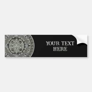 Mexican Aztec Sun Stone Mayan Calendar 1 Bumpersticker