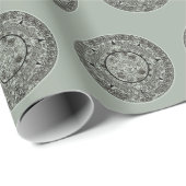 Mexican Aztec Sun Stone Mayan Calendar 1 Cadeaupapier (Rol Hoek)