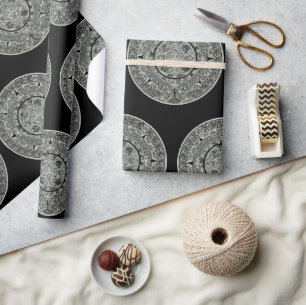 Mexican Aztec Sun Stone Mayan Calendar 1 Cadeaupapier