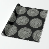 Mexican Aztec Sun Stone Mayan Calendar 1 Cadeaupapier (Uitgerold)