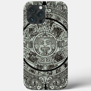 Mexican Aztec Sun Stone Mayan Calendar 1 Case-Mate iPhone Case