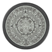 Mexican Aztec Sun Stone Mayan Calendar 1 Hockey Puck (Voorkant)