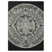Mexican Aztec Sun Stone Mayan Calendar 1 Klembord (Achterkant)