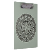Mexican Aztec Sun Stone Mayan Calendar 1 Klembord (Rechts)
