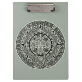 Mexican Aztec Sun Stone Mayan Calendar 1 Klembord (Voorkant)