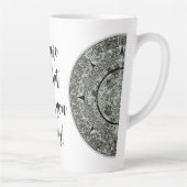 Mexican Aztec Sun Stone Mayan Calendar 1 Latte Mok (Rechts)