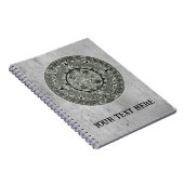 Mexican Aztec Sun Stone Mayan Calendar 1 Notitieboek (Rechterzijde)