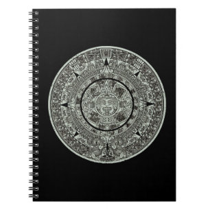 Mexican Aztec Sun Stone Mayan Calendar 1 Notitieboek