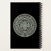 Mexican Aztec Sun Stone Mayan Calendar 1 Notitieboek (Achterkant)