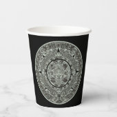 Mexican Aztec Sun Stone Mayan Calendar 1 Papieren Bekers (Achterkant)