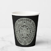 Mexican Aztec Sun Stone Mayan Calendar 1 Papieren Bekers (Voorkant)